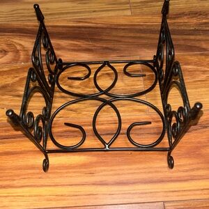 Southern Living at Home Black Drcorative Wrought Iron Napkin or Letter Holder
